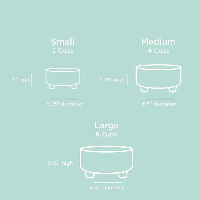 Waggo Uplift Ceramic Dog Bowl for Small Medium and Large Breeds - Heavyweight and Durable Pet Food and Water Dish Crock, Dishwasher Safe, Modern, Elevated Feeder (Small, Teracotta)