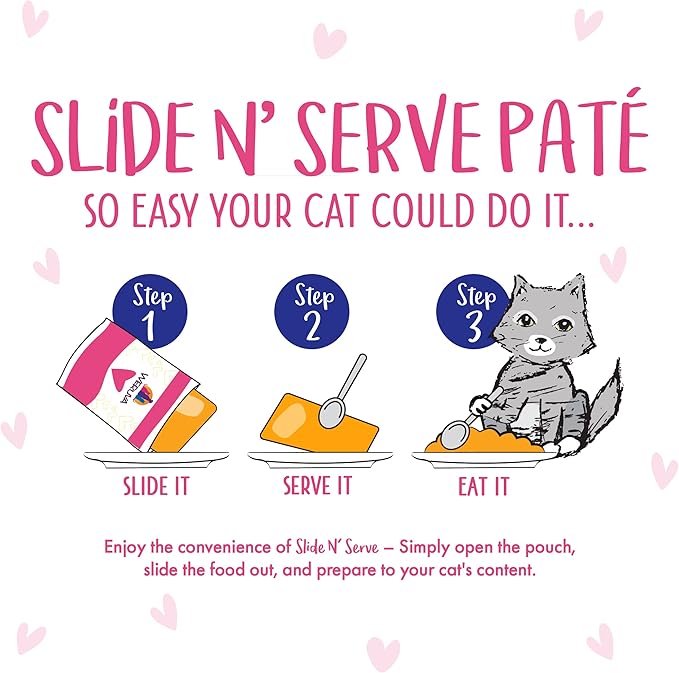 Weruva B.F.F. Play - Best Feline Friend Paté Lovers, Aw Yeah!, Paté Partay! Variety Pack, 3oz Pouch (Pack of 12)