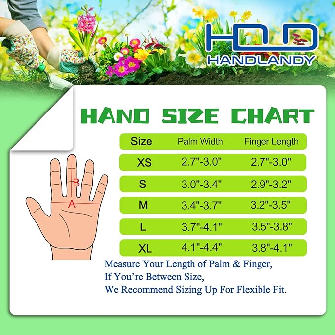 HANDLANDY Long Gardening Gloves for Men & Women, Cowhide Leather Rose Pruning Gloves- Breathable & Durable Gauntlet Glove (Small, Brown)