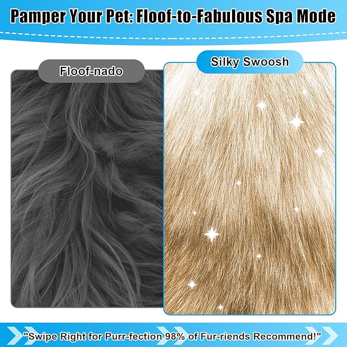 2PCS Flea Comb for Cats & Dogs – Magic Self-Cleaning Cat Grooming Brush with Stainless Steel Teeth, Cat Combs for Fleas and Ticks, Indoor Pets, Fine Tooth Comb for Kittens