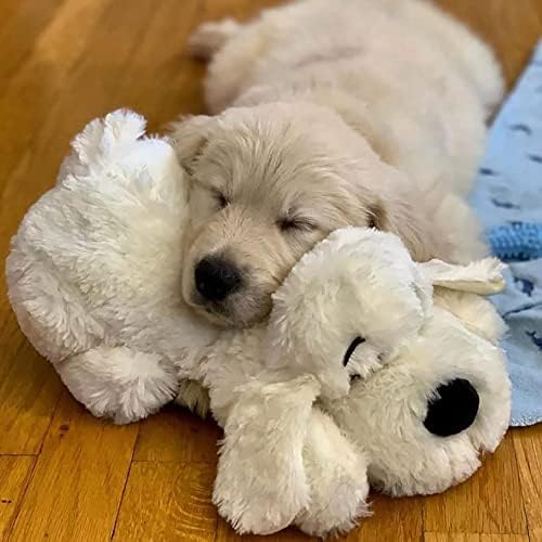 Original Snuggle Puppy Toys - Heartbeat Puppy for Dogs - Pet Anxiety Relief and Calming Aid - Comfort Dog Toys for Behavioral Training