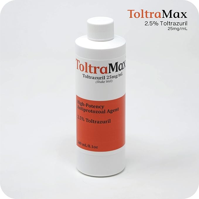 Toltrazuril 2.5% for Horses, Dogs, Cats, 500mL/16.9 Ounce, for Non-Food Chain Animals, Chicken