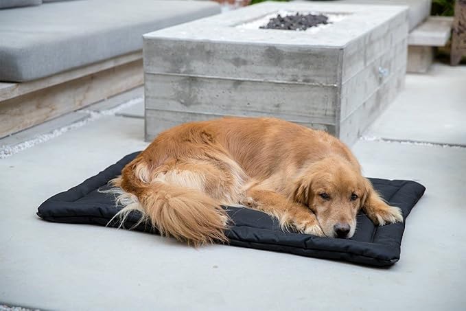 K9 Ballistics Tough Ripstop Dog Crate Pad - Durable & Machine Washable with Non-Skid Bottom and 120-Day Warranty, Fits 24" Wire Crates - X-Small, Blue Quartz