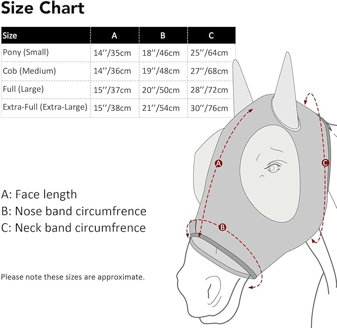 Harrison Howard Super Comfort Stretchy Fly Mask Large Eye Space with UV Protection Soft on Skin with Breathability Leopard Print M Cob