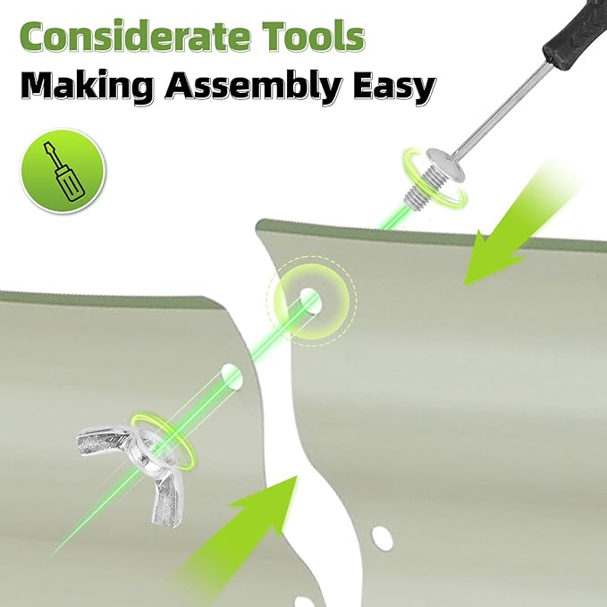 G GOOD GAIN Galvanized Metal Raised Garden Bed Kit - 4x2x1FT Outdoor Planter Box with Safety Edging and Gloves for Vegetables, Fruits, Flowers(Oliver Green, 1PC)