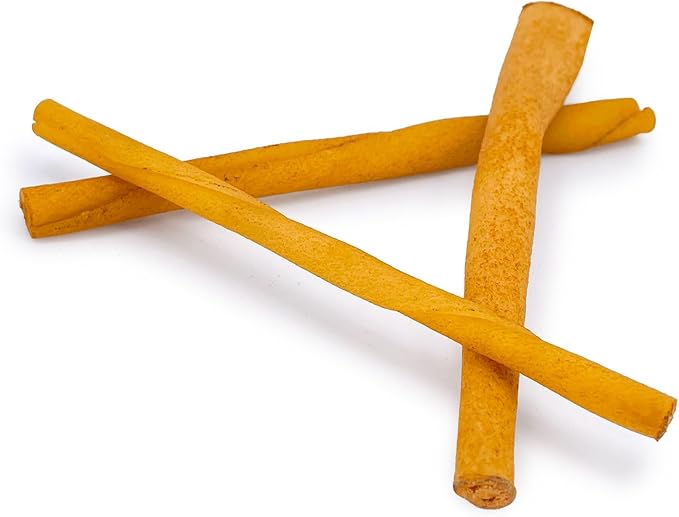 ValueBull USA - Rawhide Twists for Small Dogs, 5 Inch, Smoked, Varied Thicknesses, 100 Count - Natural & Safe, USA Beef Hide, Long Lasting, Chemical Free, No Artificial Flavors