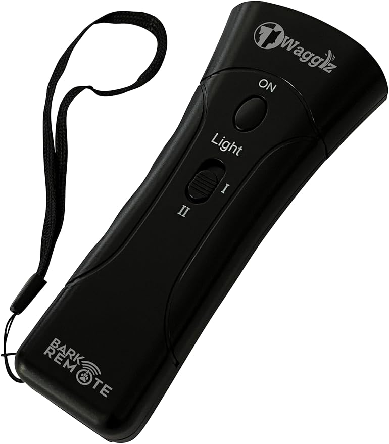 Ultrasonic Dog Bark Deterrent Devices - Long Range Dog Barking Silencer with 3 Levels - Painless Indoor & Outdoor Anti Barking Device for Dogs