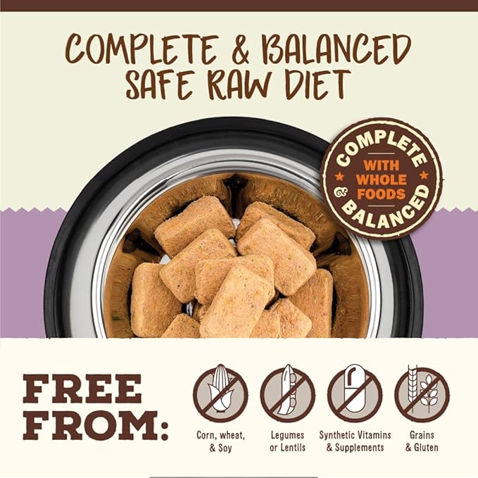 Primal Freeze Dried Raw Cat Food Nuggets Turkey, Complete & Balanced Meal or Topper, Premium, Healthy, Grain Free, High Protein Raw Cat Food with Probiotics (14 oz)