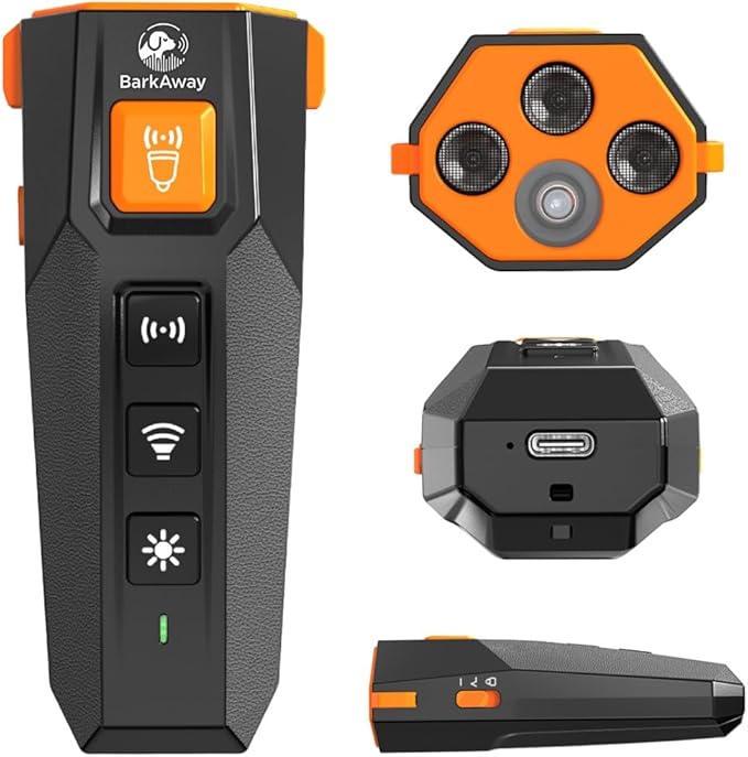 Ultrasonic Dog Bark Deterrent for Small, Medium, Large Breeds - Dog Bark Deterrent Devices with 4 Working Modes, LED Flashlight – 2 in 1 Pet Training Device with Wide Range, Humane Technology