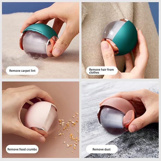 Washable Reusable Gel Lint Roller for Pet Hair, Tecogue Portable Dog Cat Pet Hair Remover for Clothes, Laundries, Sticky Cleaner, Dust Fuzz Fur for Travel Household (White-4pcs)