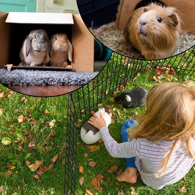 48 Tall Dog Playpen Crate Fence Pet Play Pen Exercise Cage -8 Pane