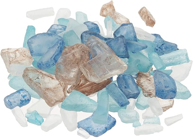 (05139 Aquarium Sea Glass, Pacific Mix, 4lb Bag