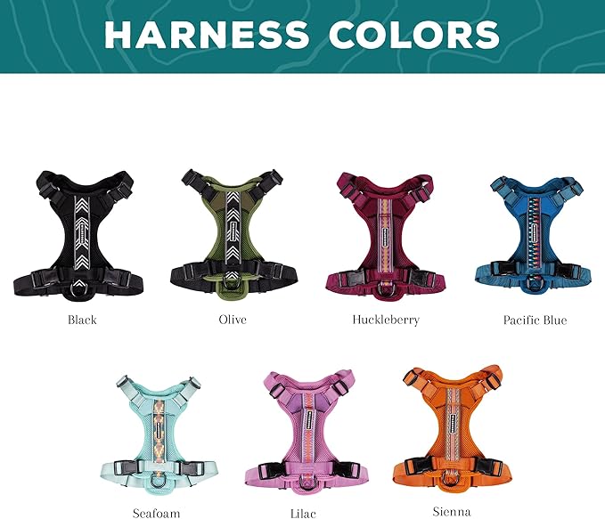 Wilderdog Lightweight Dog Harness with Reflective Straps - Medium - Sienna