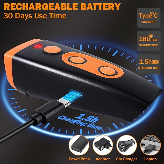 Dog Bark Deterrent Device, Ultrasonic Anti-Barking Device for Dogs Training, Safe and Effective, Up to 35FT Long Range Rechargeable & Portable Bark Shield Indoor and Outdoor Use, Orange