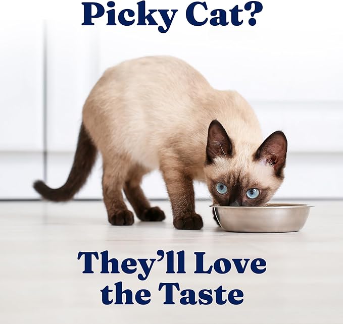 Solid Gold Wet Cat Food Shreds in Gravy - Healthy Canned Cat Food Made w/Real Tuna, Sardine, Vitamins, Minerals & Taurine - Grain Free & Gluten Free Canned Meals for Cats & Kittens - 24ct/3oz Can