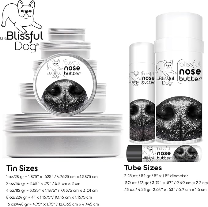 The Blissful Dog Whippet Unscented Butter, 4-Ounce