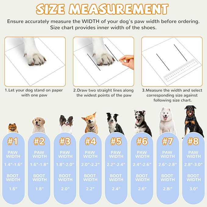 Winter Dog Snow Boots with Warm Wool Lining, Dog Shoes for Large Small Medium Dogs, Dog Booties and Paw Protectors, Anti-Slip Dog Shoes with Reflective for Snow, Hardwood Floors, Hiking (Size 5)