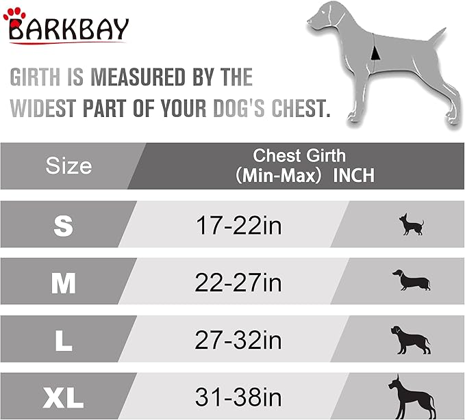 BARKBAY No Pull Dog Harness Front Clip Heavy Duty Reflective Easy Control Handle for Large Dog Walking(Pink,XL)