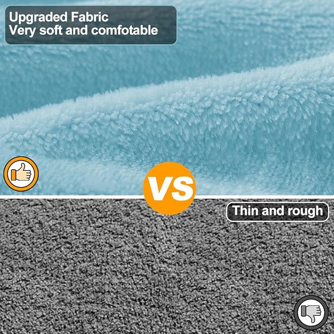 Medium to Large Size Dog Bathrobe, Quick Drying Super Absorbent Used for After Bathing, Warm Dog Towels, Adjustable Hoodies and Belts for Pet Dogs Bath Clothes Products(Blue, 5XL)