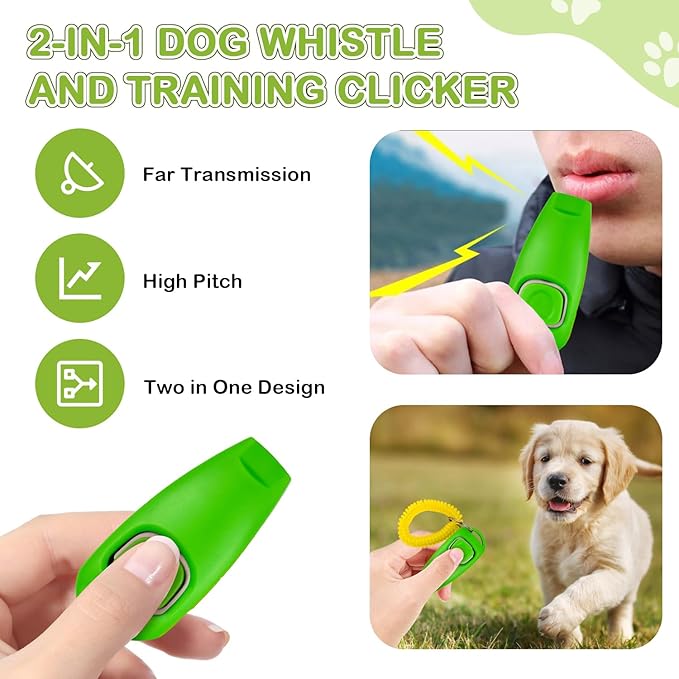 JIURUN Dog Treat Bag, Dog Training Kit - Treat Pouch, Pet Training Fanny Pack, Puppy Training Clicker, 2-in-1 Whistle Clicker, Collapsible Dog Bowl, 2 Dog Poop Bag（Gray）