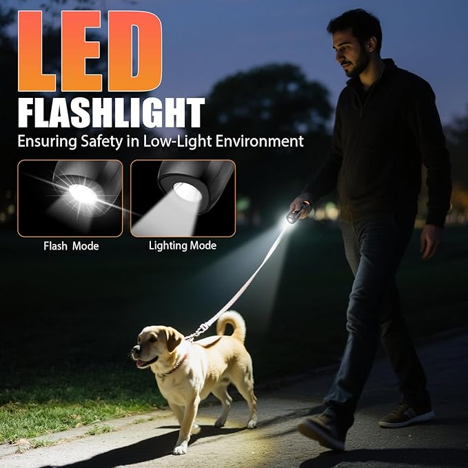 Lamido 4 in 1 Dog Bark Deterrent Devices with Functions Display Panel, 2500 mAh Type-C Rechargeable Anti Barking Device for Dogs, Ultrasonic Dog Training Device up to 35 Ft Effective Control Range