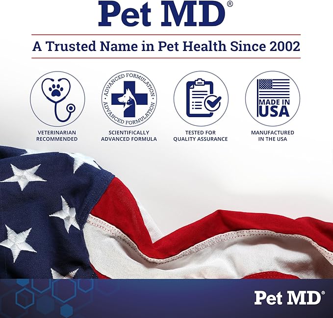 Pet MD All-in-One Derm Care - Hypochlorous Acid Spray for Dogs & All Pets - Skin Soother for Dogs & Wound Spray for Dogs - Cat Wound Care, Dog Hot Spot Remedy, & Dog Itch Relief - 8oz