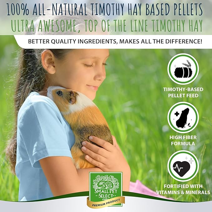Small Pet Select Guinea Pig Food Pellets, 10 Lb.