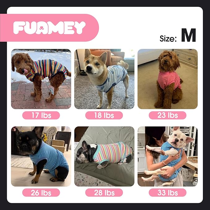 FUAMEY Dog Recovery Suit Male,Dogs Surgery Neuter Suits Puppy Spay Shirts for Female Protect Dog's Skin Anti Licking Abdominal Wounds Doggie Onesie Pet Bodysuit Alternative to Cone Grey Camouflage M
