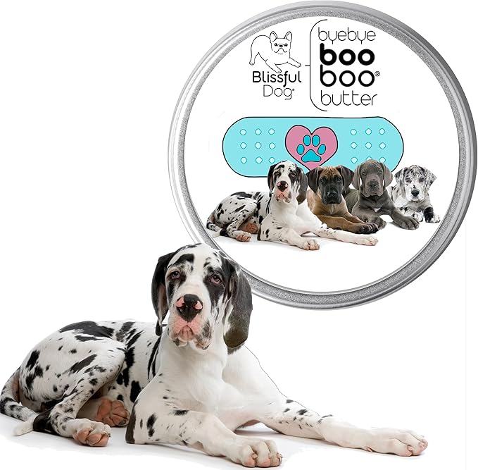 The Blissful Dog 2 oz TIN Great Dane Booboo Butter