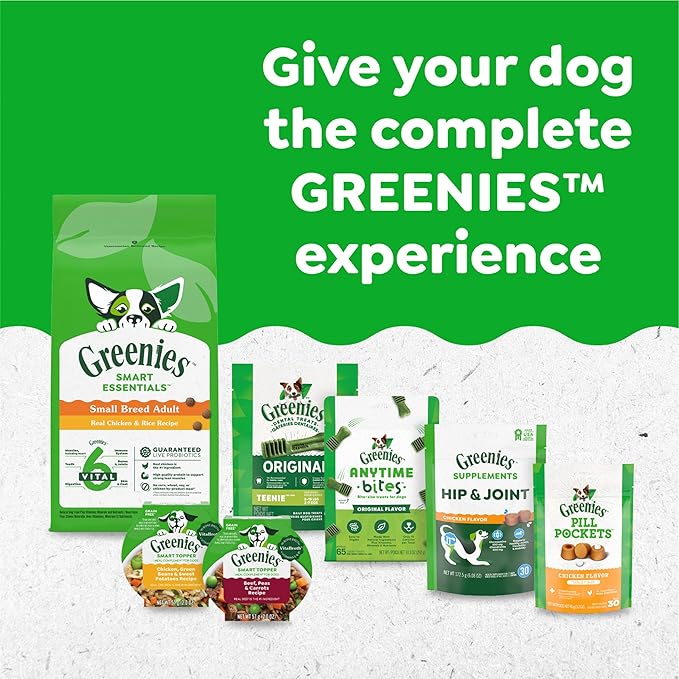 Greenies Original Regular Dental Dog Treats, 12 oz. Pack (12 Treats)