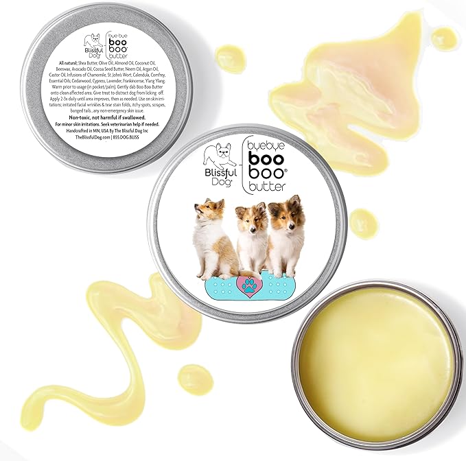 The Blissful Dog 2 oz TIN Shetland Sheepdog Booboo Butter
