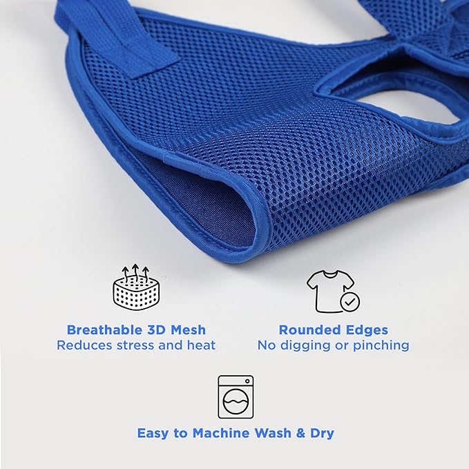 Pet Grooming Hammock for Cats & Small Dogs – Nail Clipping Kit with Sling, Clippers, File, Glove, Straps & Carabiners – Ideal for Trimming & Ear Cleaning – [S/XS] (Pink, Small)