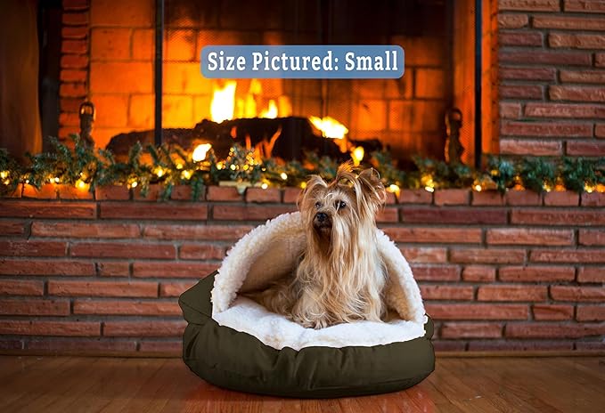 Snoozer Cozy Cave, Olive, Large