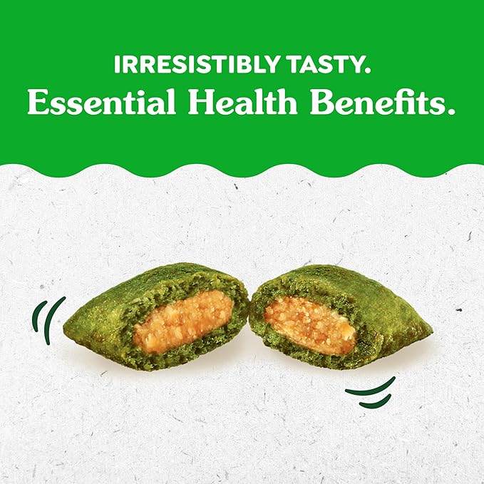 Greenies Feline Smartbites Healthy Indoor Cat Treats, Chicken Flavor, 16 oz. Tub