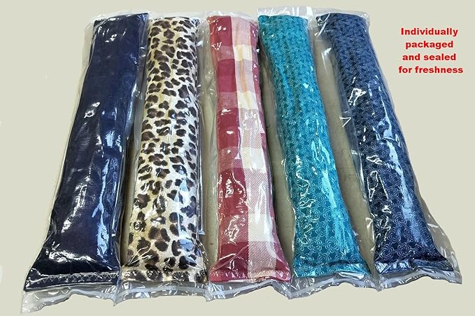 15" Catnip Cat Kicker Toys/Kitty Kick Sticks/Cat-Nip Kick Sticks (Red/Grey Flannel) (Kickers Filled with 1 oz Premium Canadian Catnip)