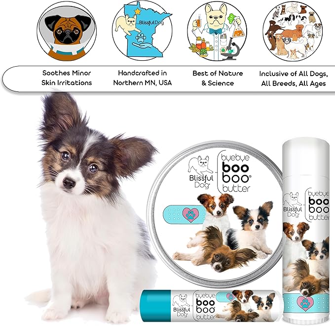 The Blissful Dog Papillon Boo Boo Butter, 0.50-Ounce
