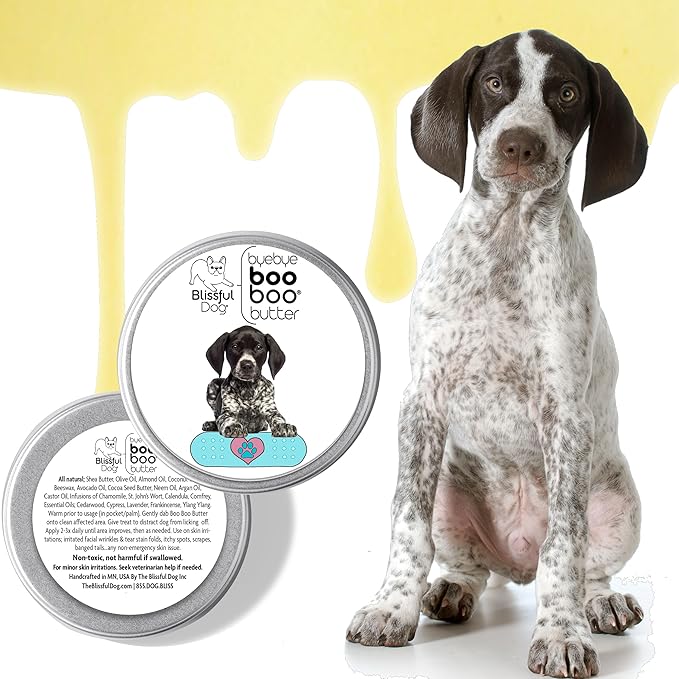 The Blissful Dog 4 oz TIN German Shorthaired Pointer Booboo Butter