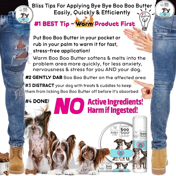 The Blissful Dog Chinese Crested Boo Boo Butter, 16 oz.