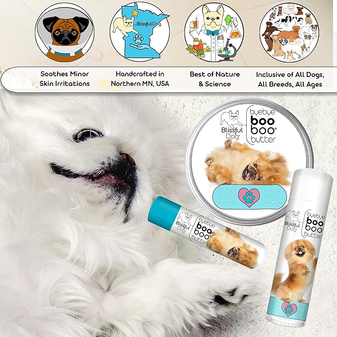 The Blissful Dog 8 oz TIN Pekingese Booboo Butter