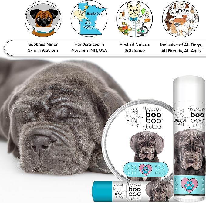 The Blissful Dog Neapolitan Mastiff Boo Boo Butter, 16 oz.