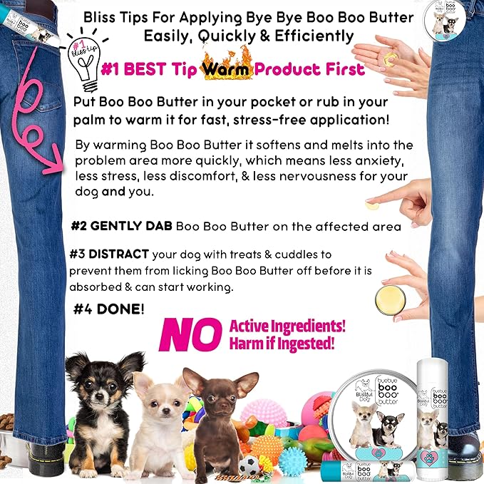 The Blissful Dog .50 oz Tube Chihuahua Booboo Butter