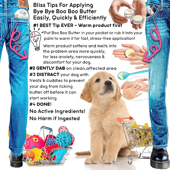 The Blissful Dog 4 oz TIN Border Collie Booboo Butter