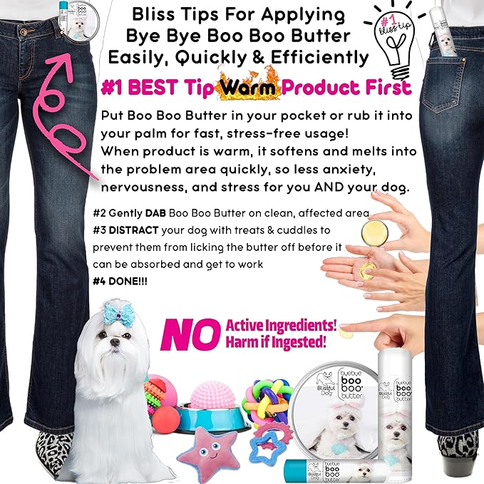 The Blissful Dog Maltese Boo Boo Butter, 16 oz.