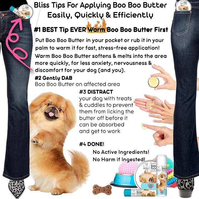 The Blissful Dog .15 oz Tube Pekingese Booboo Butter