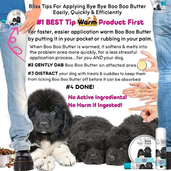 The Blissful Dog .50 oz Tube Newfoundland Booboo Butter