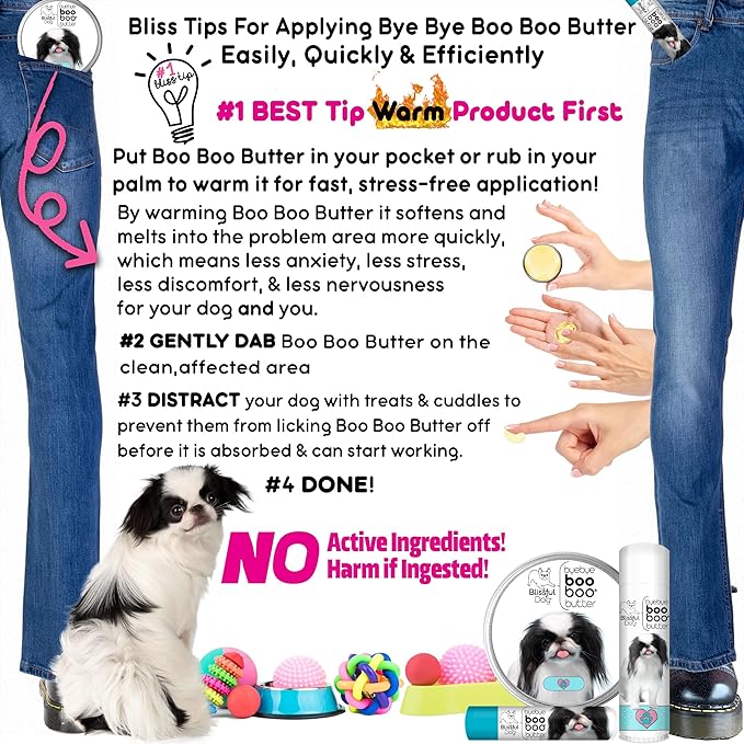 The Blissful Dog 8 oz TIN Japanese Chin Booboo Butter