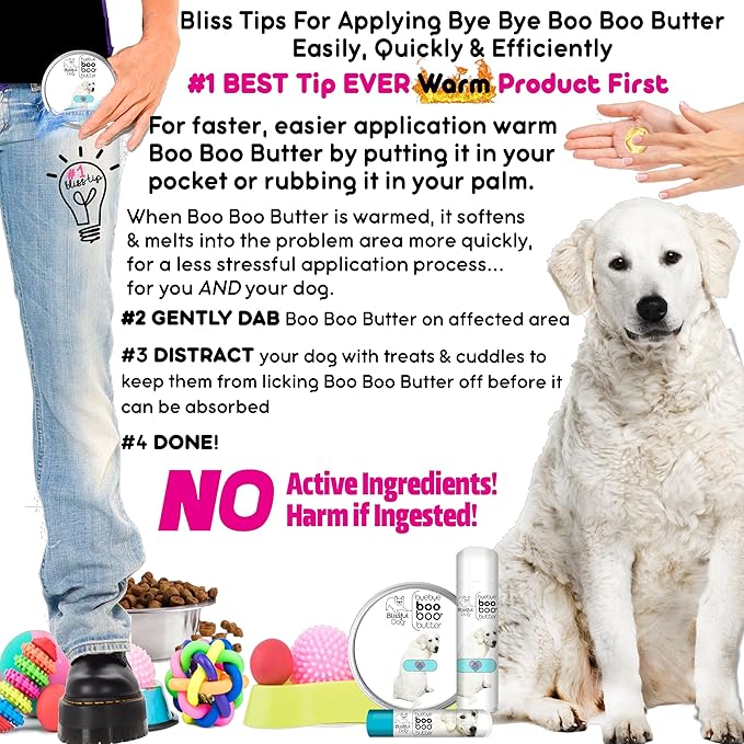 The Blissful Dog Kuvasz Boo Boo Butter, 4 Ounce