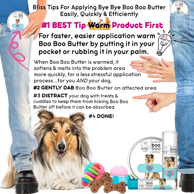 The Blissful Dog .15 oz Tube Collie Booboo Butter
