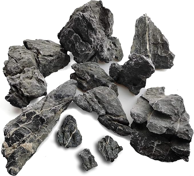 Voulosimi 18 lb Seiryu Rock Stone for Aquariums, Landscaping Model,Tank Decoration