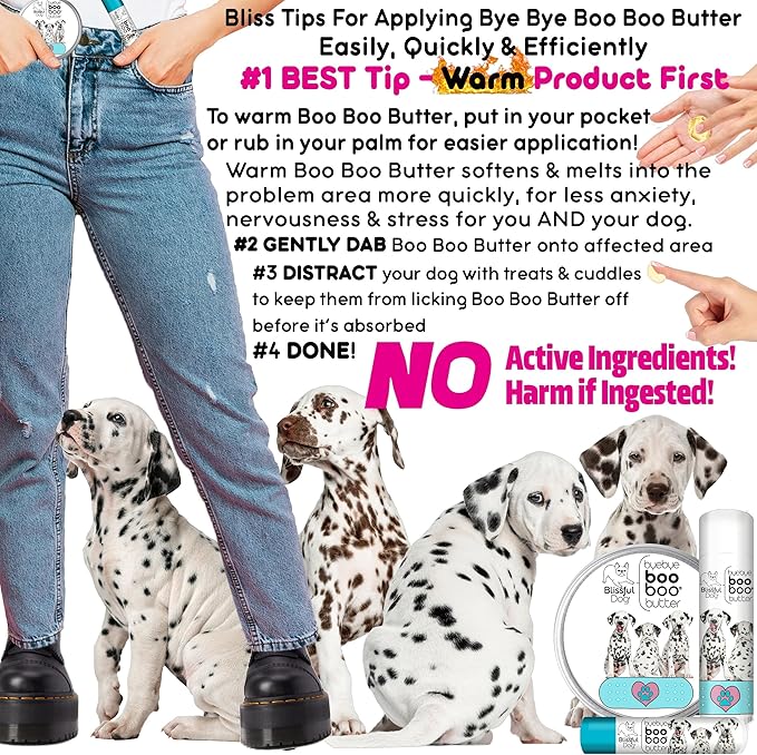 The Blissful Dog Dalmatian Boo Boo Butter, 16 oz.